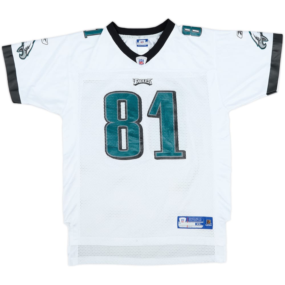 2005-06 Philadelphia Eagles Owens #81 Reebok On Field Away Jersey - 9/10 - (XL.Boys)
