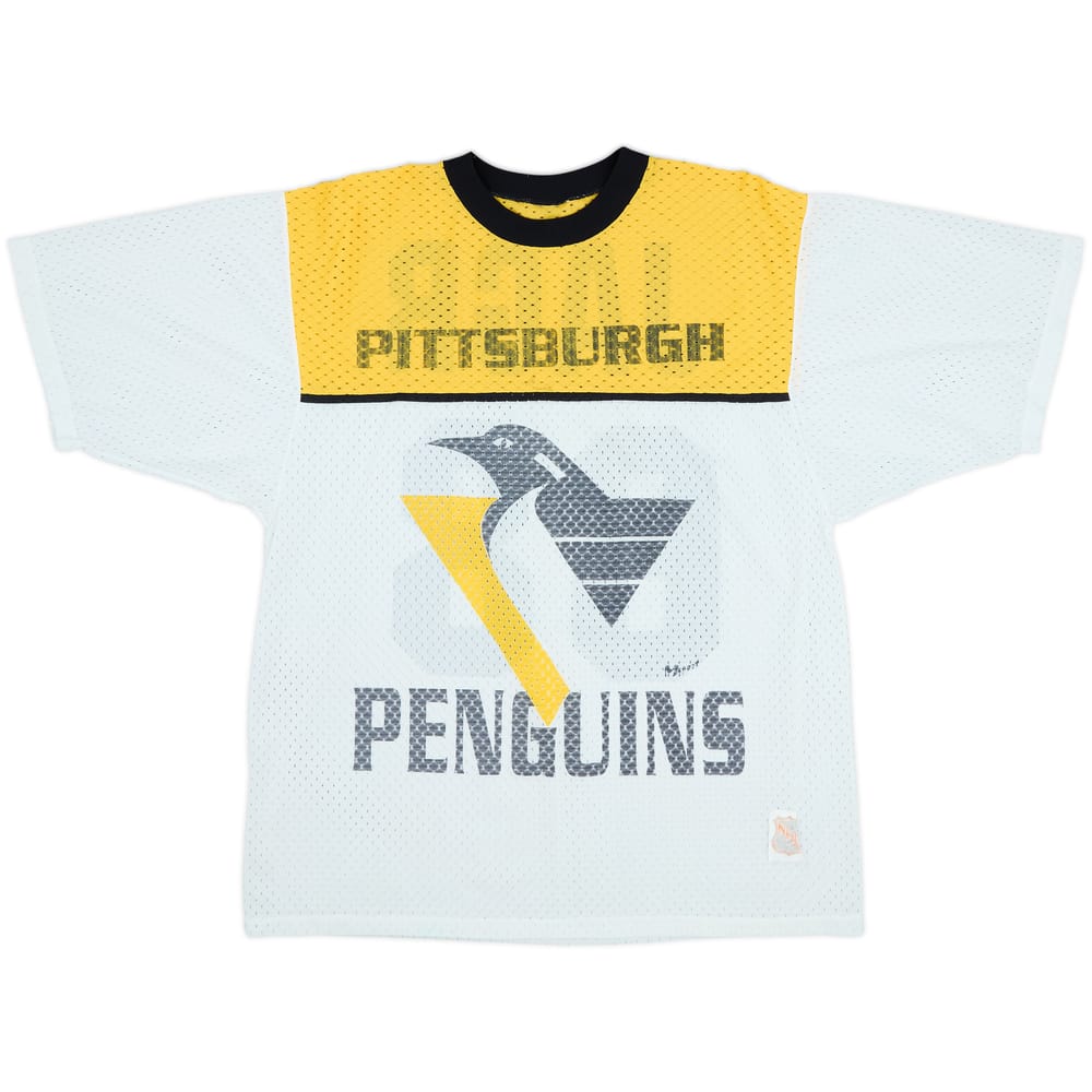 1990s Pittsburgh Penguins Jagr #68 MSport Mesh Jersey Tee - 5/10 - (L)