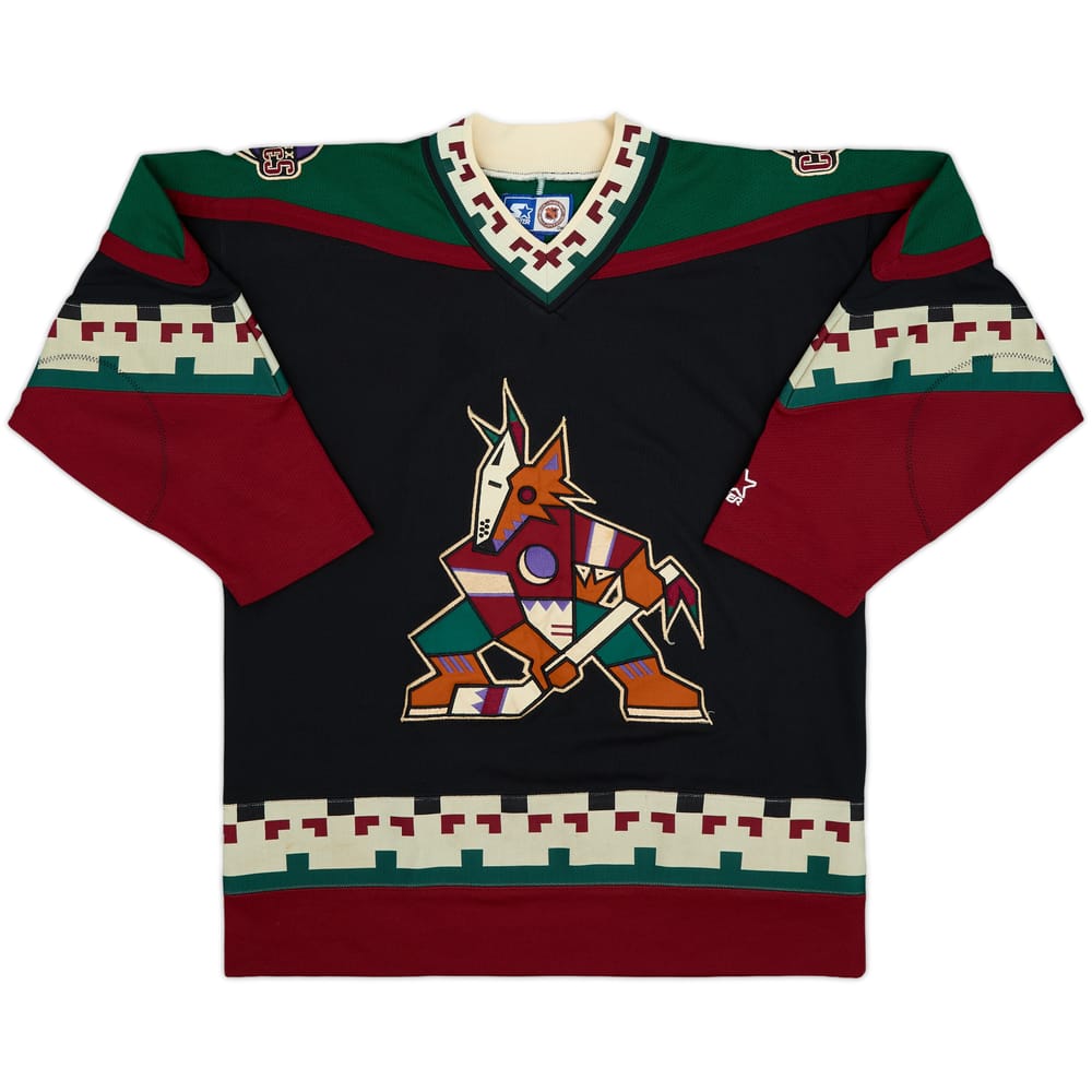 1996-99 Phoenix Coyotes Starter Away Jersey - 8/10 - (L/XL.Boys)