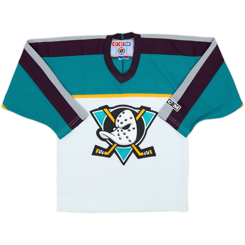 1997-98 Mighty Ducks of Anaheim CCM Alternate Jersey - 8/10 - (M.Boys)