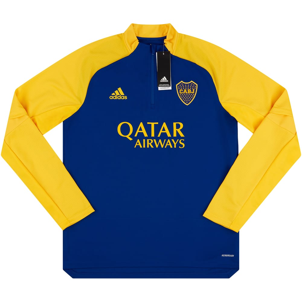 2020-21 Boca Juniors adidas 1/4 Zip Training Top - NEW