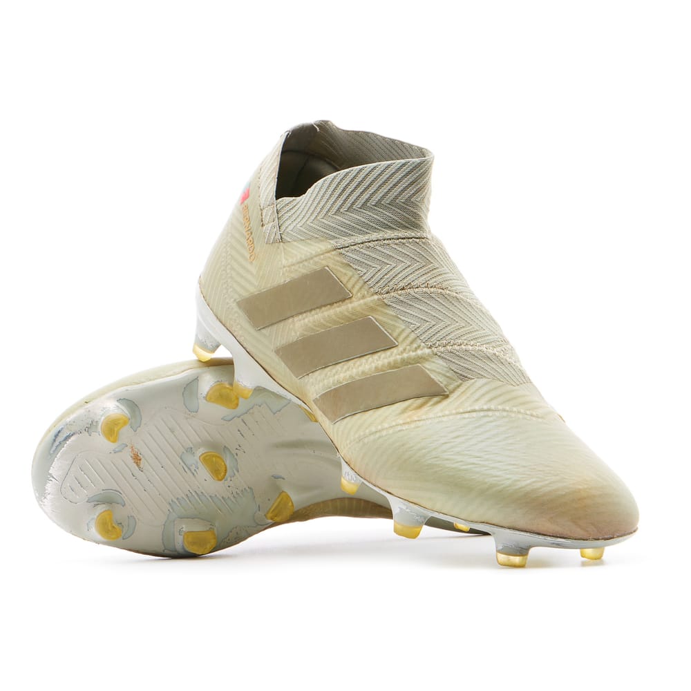 2018 adidas Match Worn Nemeziz 18+ Agility Football Boots (Bernardo Silva) *Fair* FG 6½