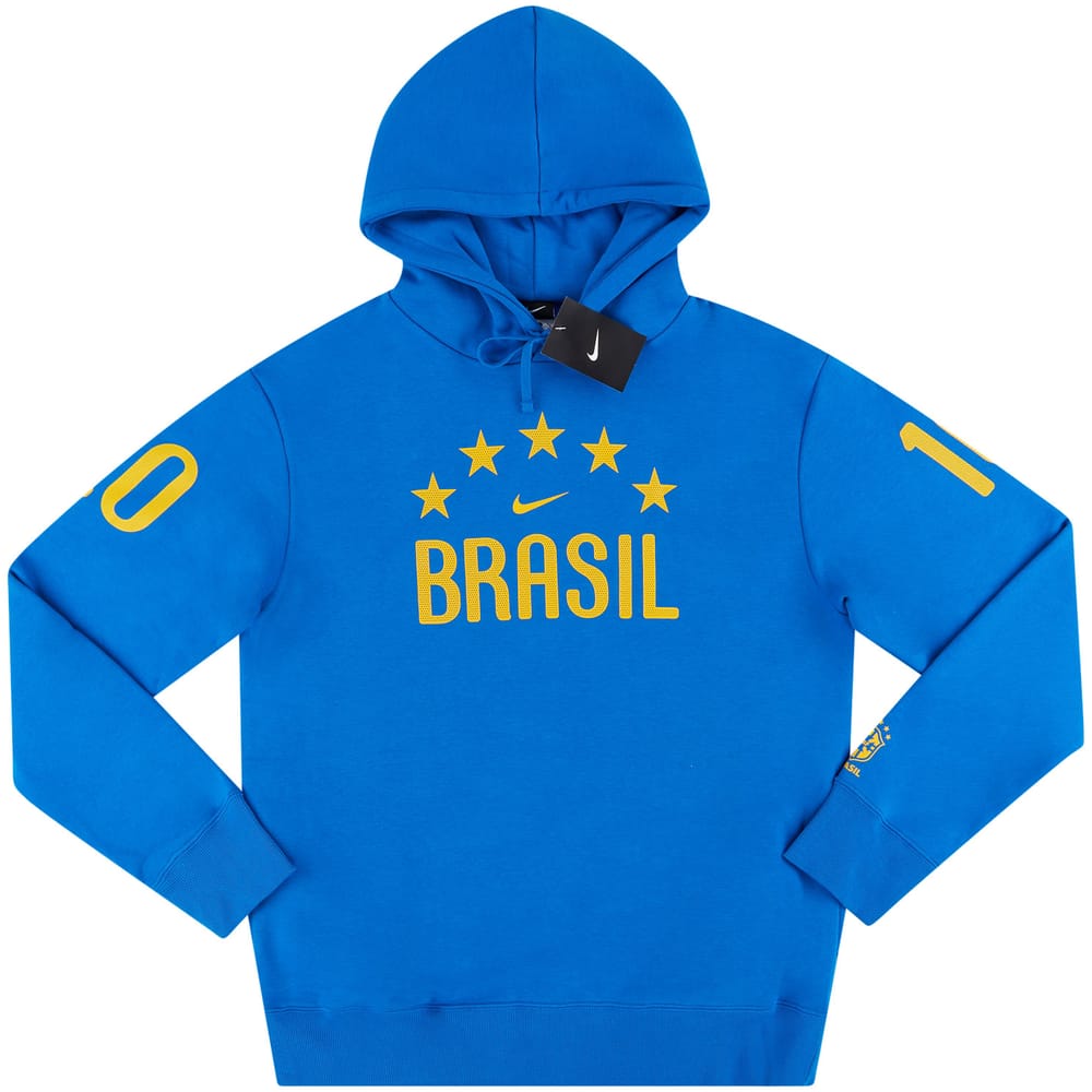 2010-11 Brazil Nike Hooded Top - NEW