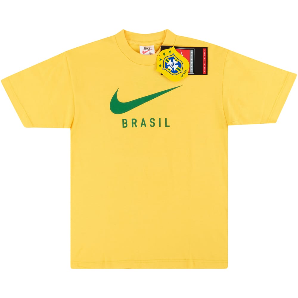 1998-00 Brazil Nike Fan Tee - NEW - (KIDS)