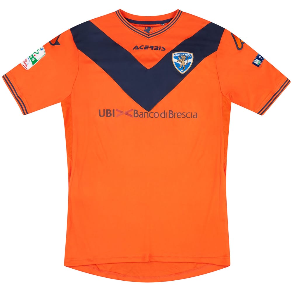 2016-17 Brescia Match Issue GK Shirt Minelli #15