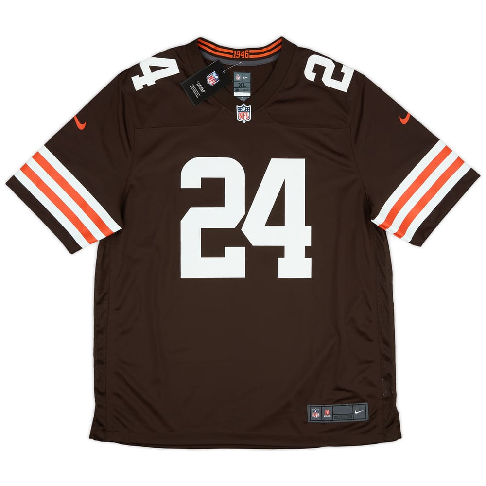 2020-23 Cleveland Browns Chubb #24 Nike Game Home Jersey (L)