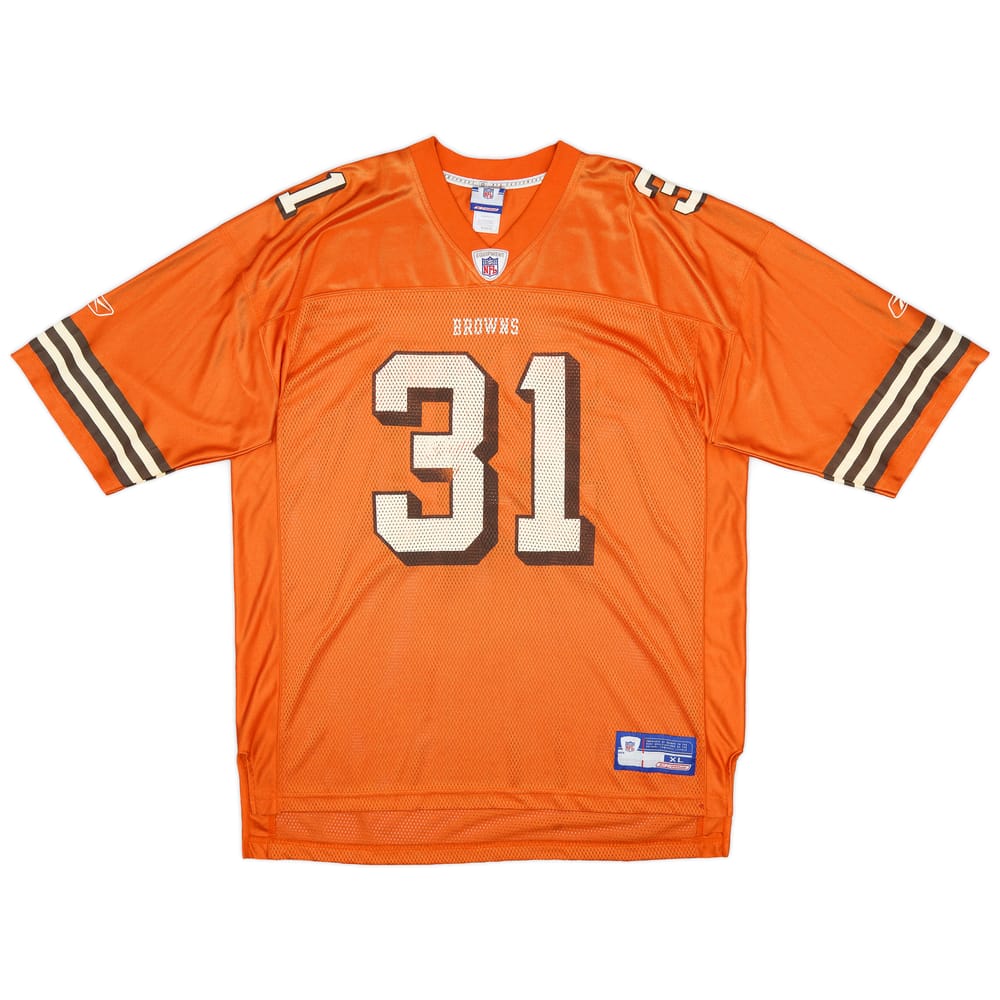 2002-04 Cleveland Browns Green #31 Reebok On Field Alternate Jersey (Very Good) XL