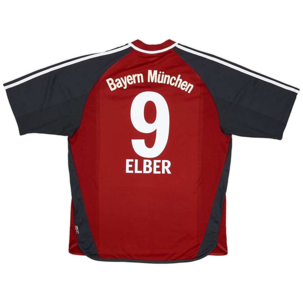 2001-02 Bayern Munich Home Shirt Elber #9 - 8/10 - (S)
