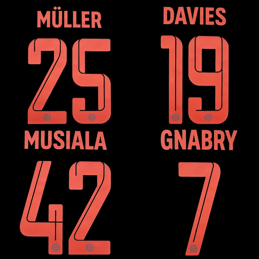 2022-23 Bayern Munich Third Name Set