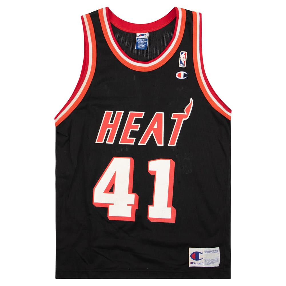1995 Miami Heat Rice #41 Champion Jersey (Away) M