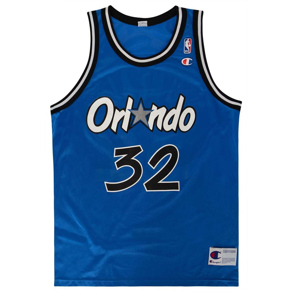 1995-96 Orlando Magic O'Neal #32 Champion Jersey (Away) XL