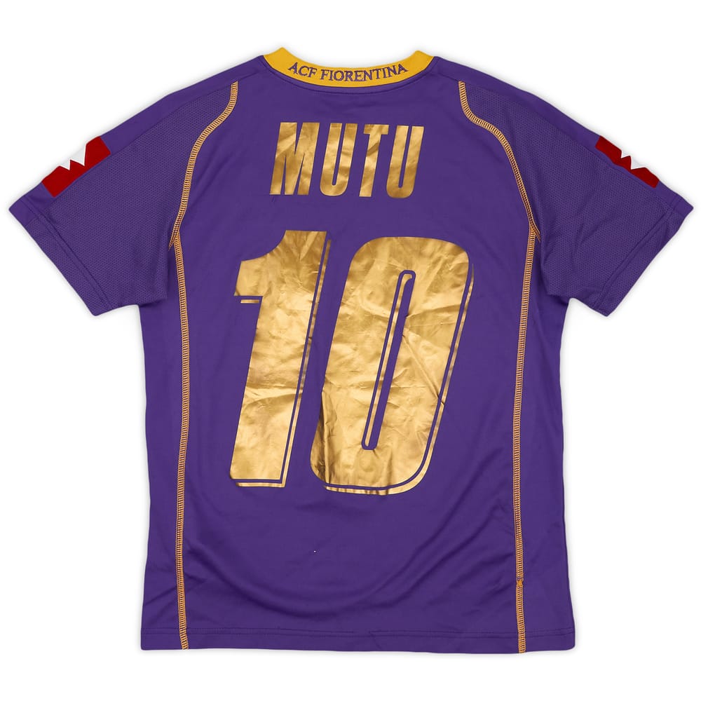 2008-09 Fiorentina Home Shirt Mutu #10 - 7/10 - (M.Boys)