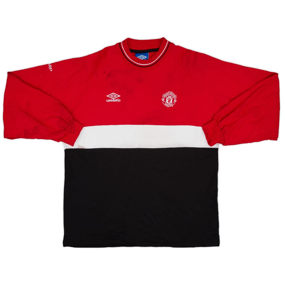 1999-00 Manchester United Umbro Sweat Top - 7/10 - (L)
