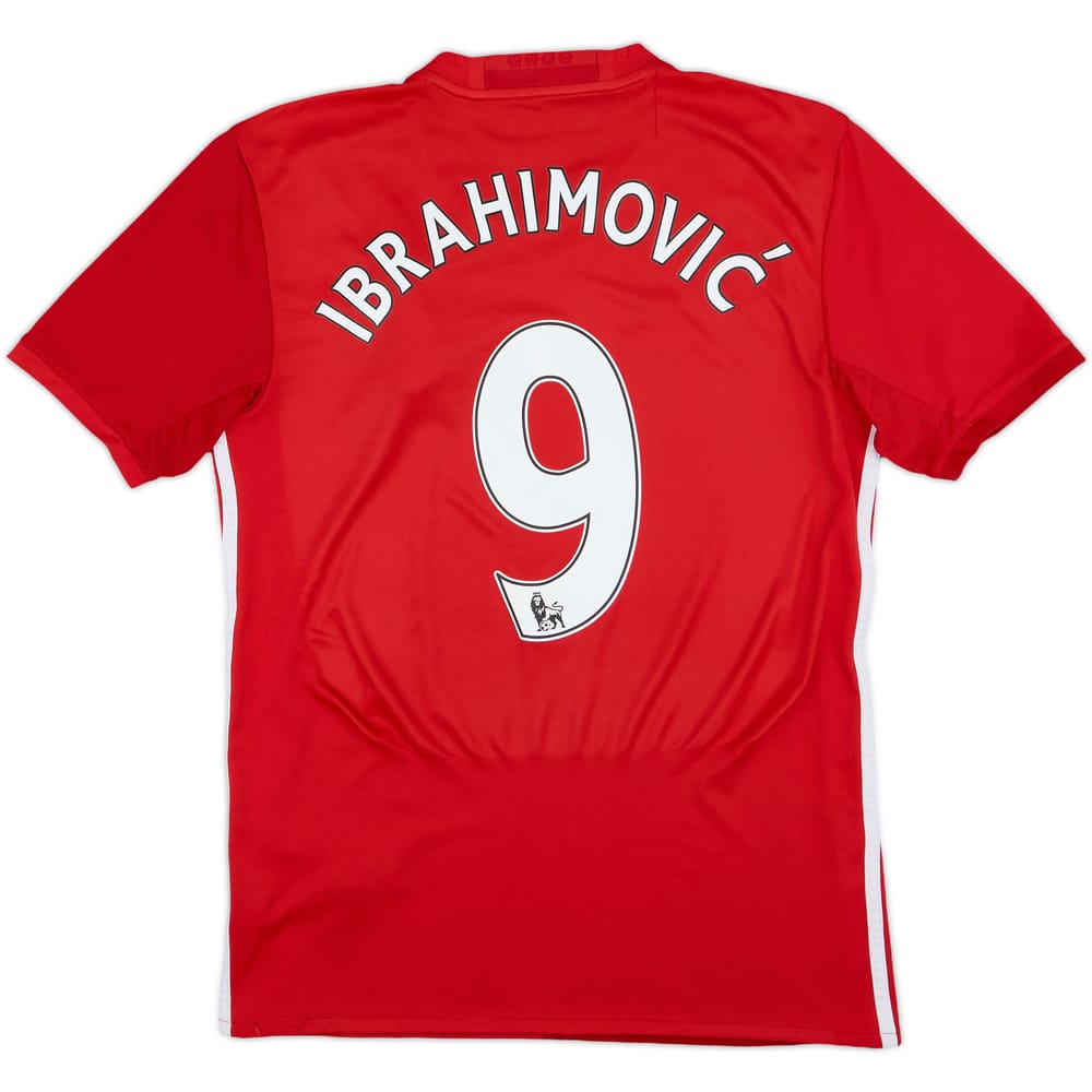 2016-17 Manchester United Home Shirt Ibrahimovic #9 - 5/10 - (S)