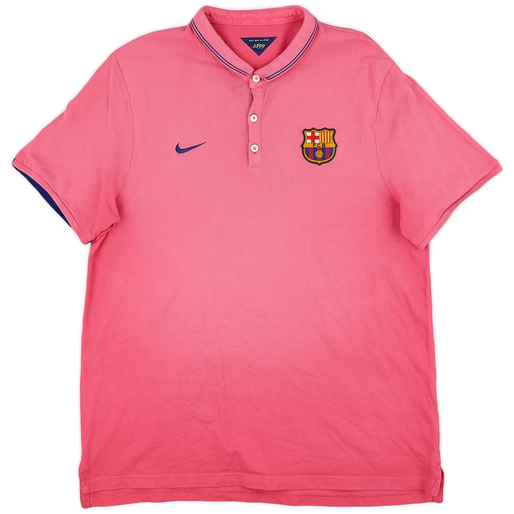 2014-15 Barcelona Nike Polo Shirt - 9/10 - (XL)