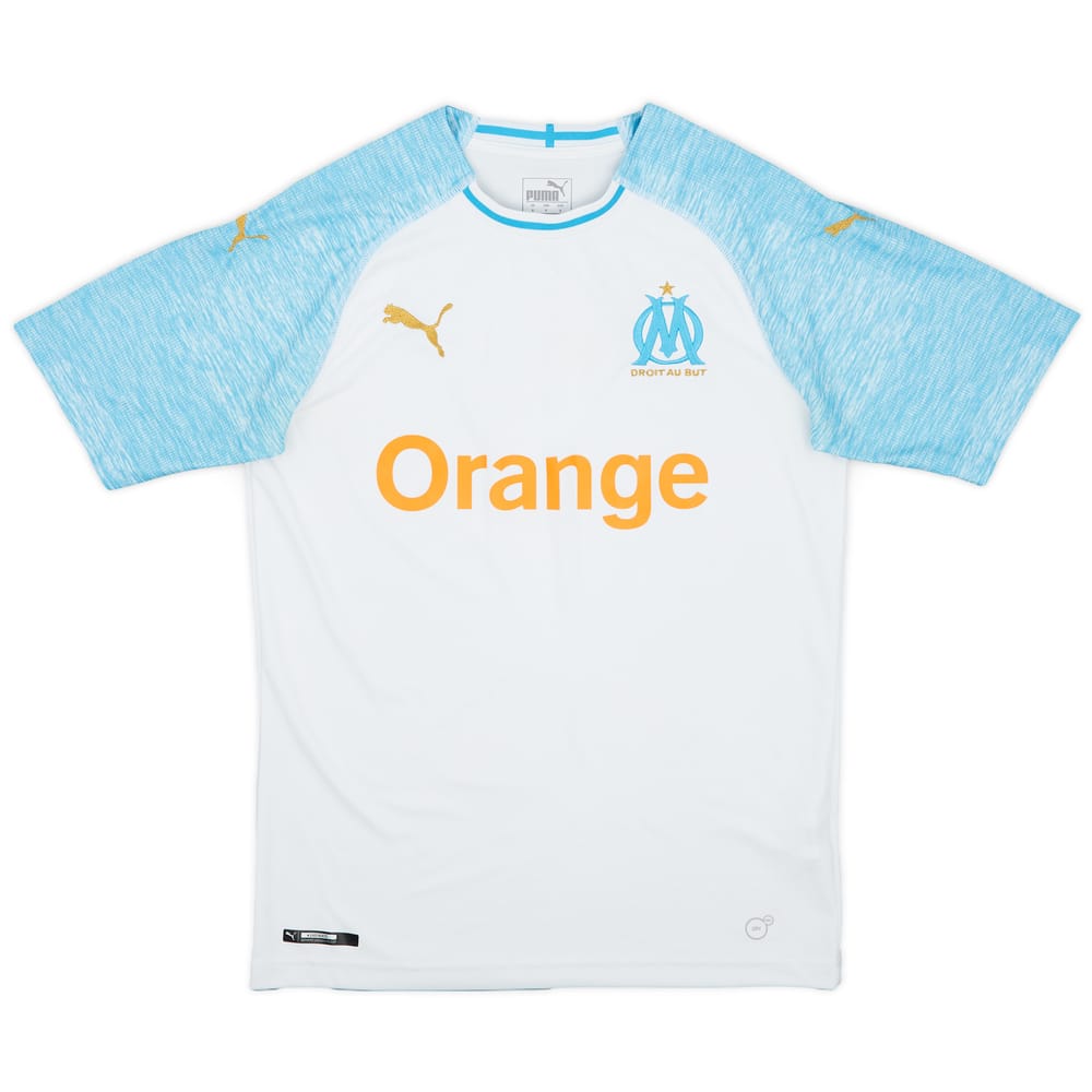 2018-19 Olympique Marseille Home Shirt - 7/10 - (S)