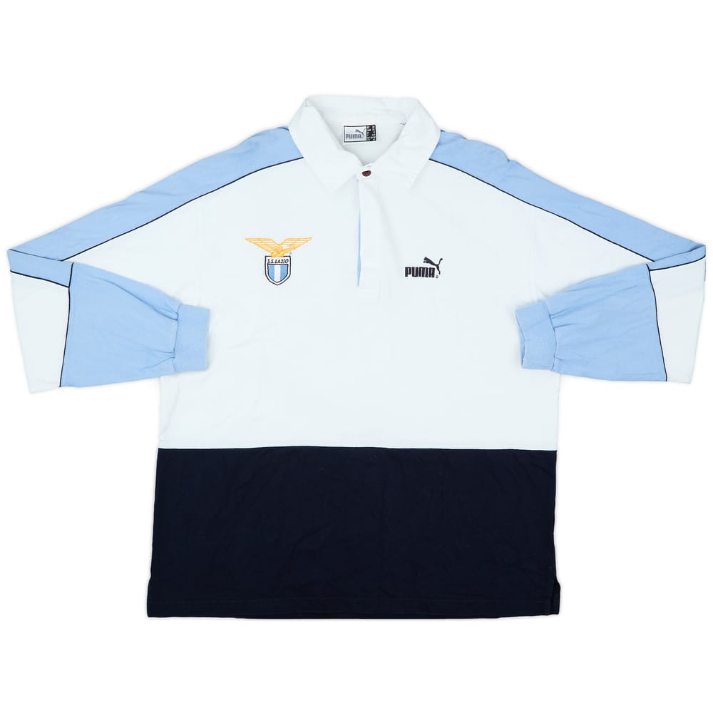 2000-01 Lazio Puma Polo L/S Shirt - 9/10 - (XL)