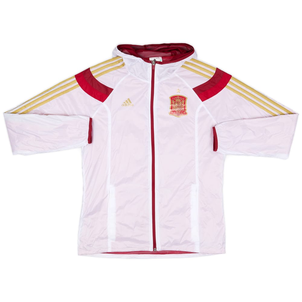 2014-15 Spain adidas Hooded Rain Jacket - 9/10 - (M)