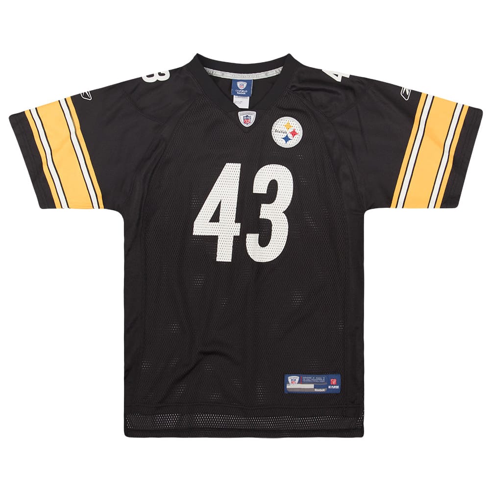 2008-11 Pittsburgh Steelers Polamalu #43 Reebok On Field Jersey (Home) Y