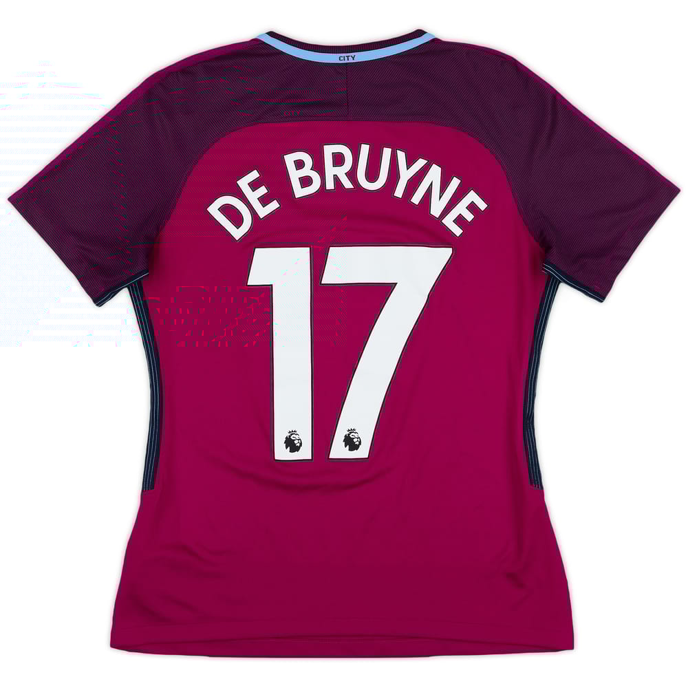 2017-18 Manchester City Away Shirt De Bruyne #17 - 9/10 - (Women's M)
