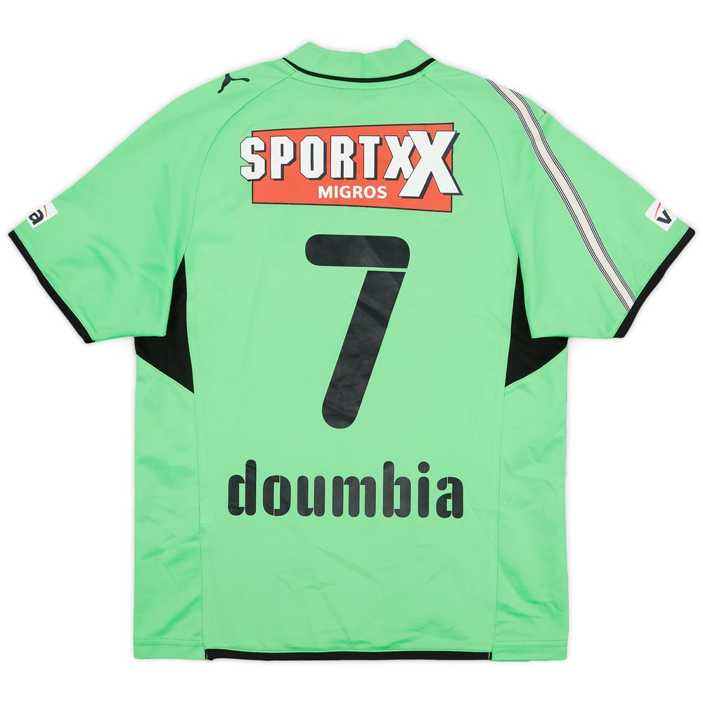 2008-09 Young Boys Away Shirt Doumbia #7 - 8/10 - (M.Boys)