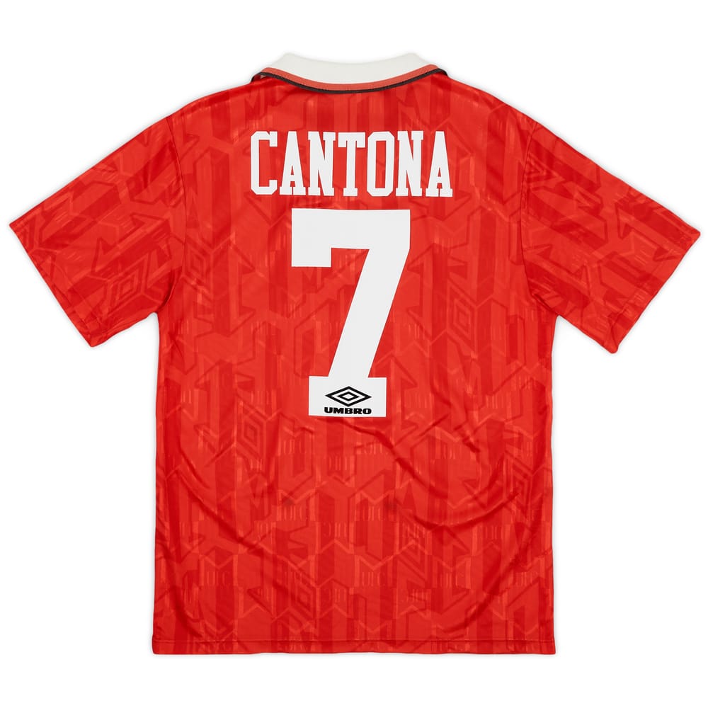 1992-94 Manchester United Home Shirt Cantona #7 - 5/10 - (M)