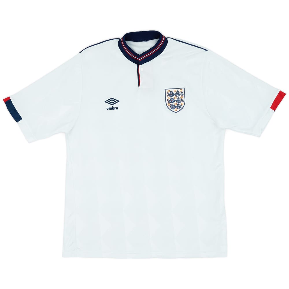 1987-90 England Home Shirt - 9/10 - (L)