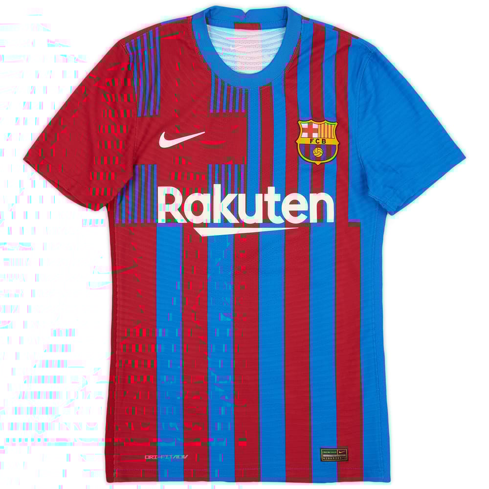 2021-22 Barcelona Authentic Home Shirt - 10/10 - (XS)