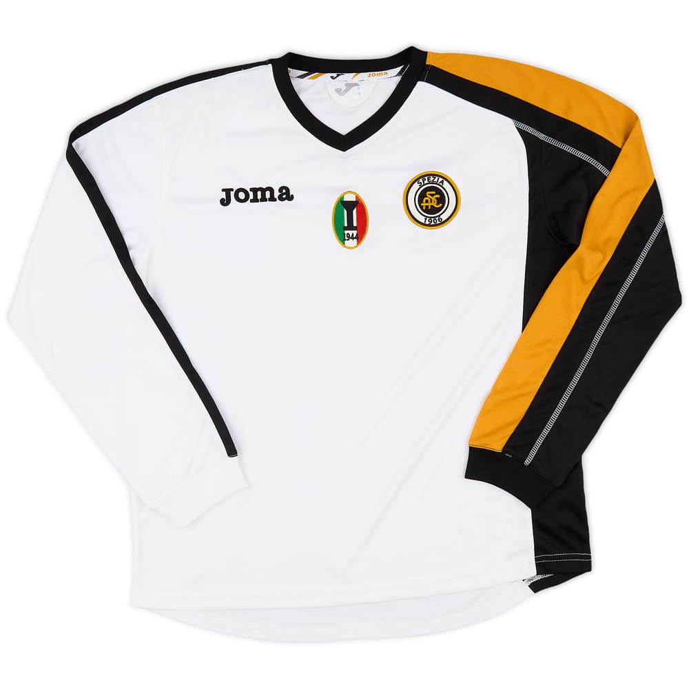2010-11 Spezia Home L/S Shirt - 9/10 - (L)