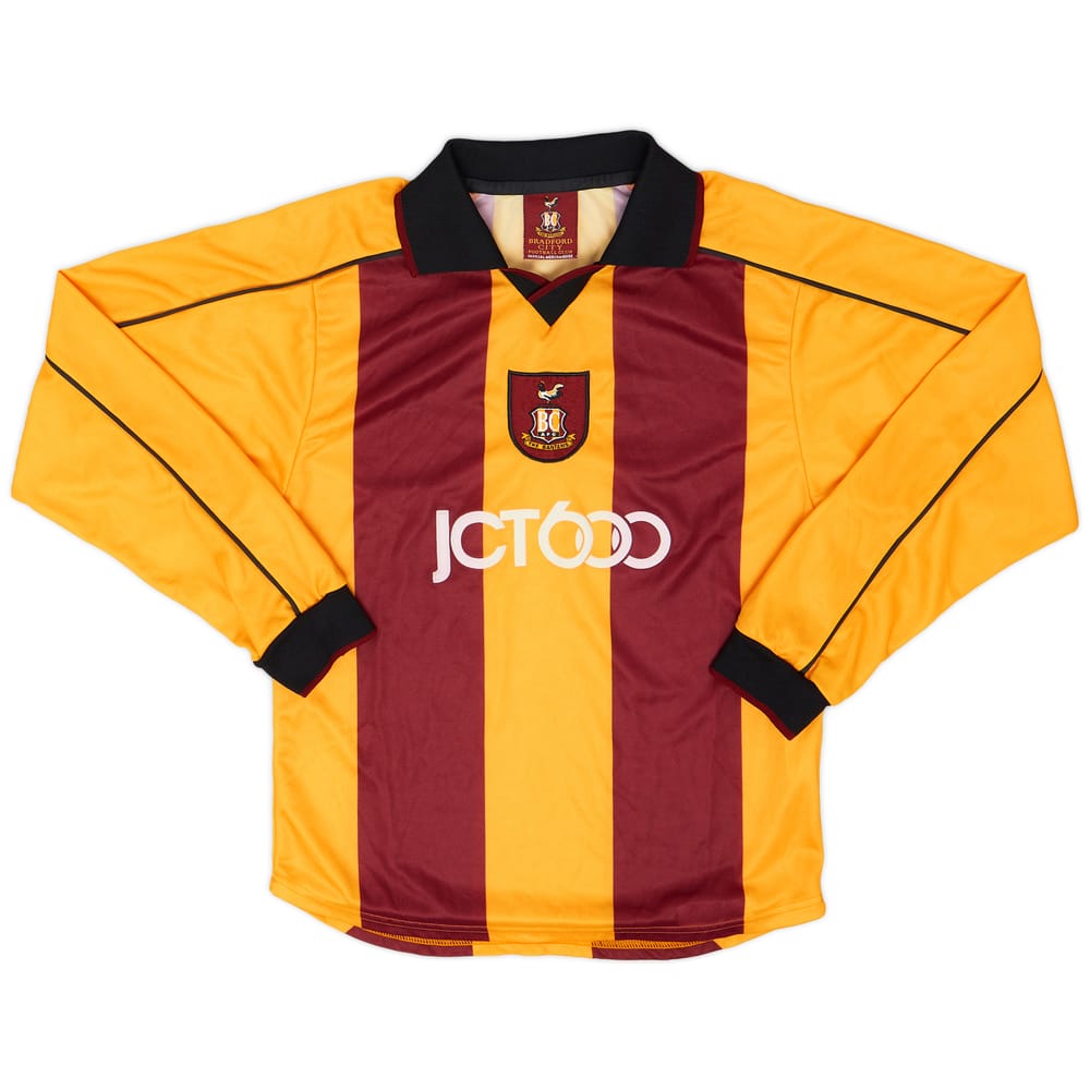 2001-03 Bradford City Home L/S Shirt - 9/10 - (L.Boys)
