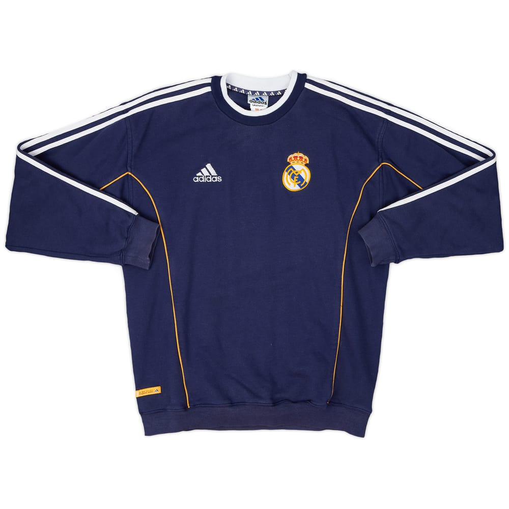 1999-00 Real Madrid adidas Sweat Top - 8/10 - (M)