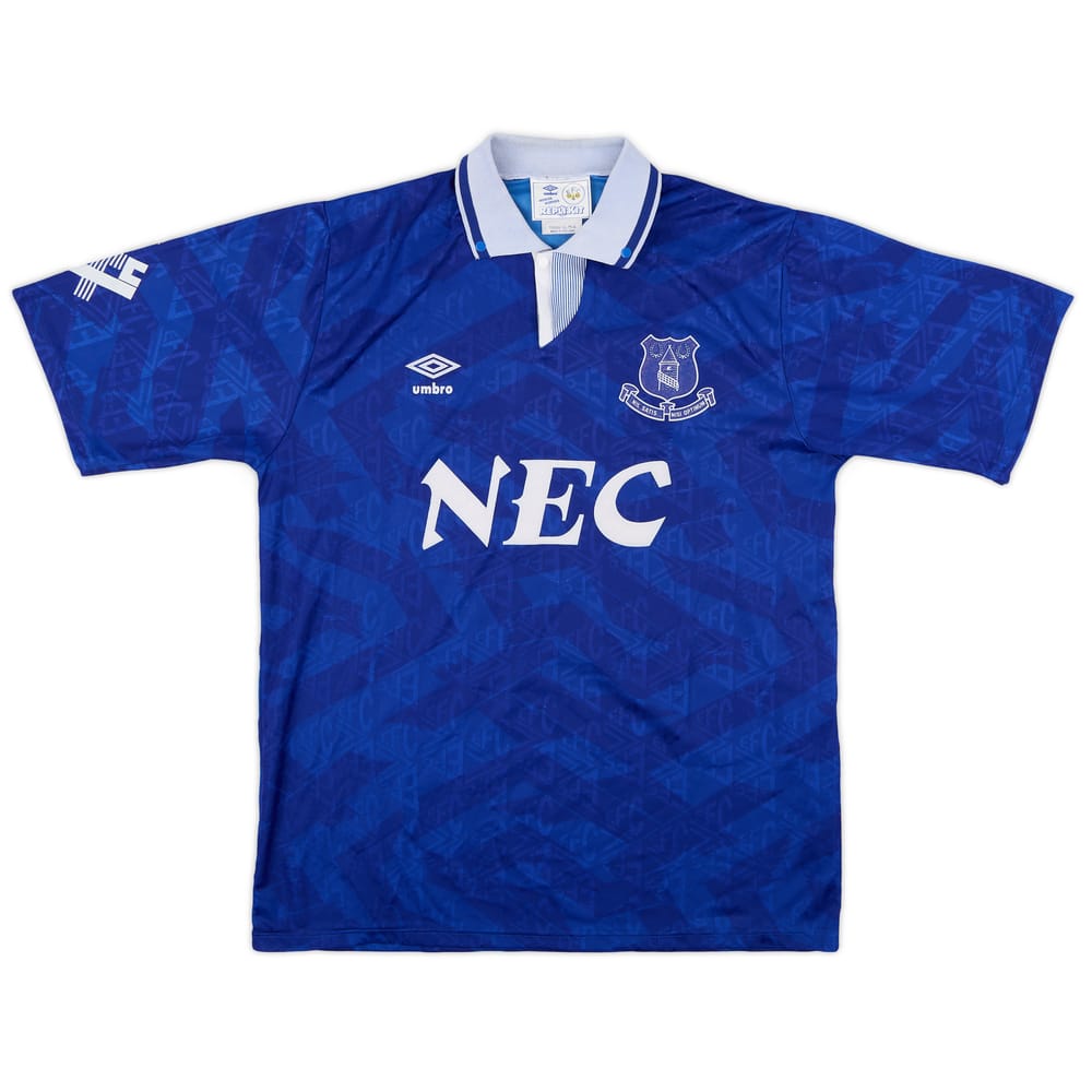1991-93 Everton Home Shirt - 6/10 - (XL)