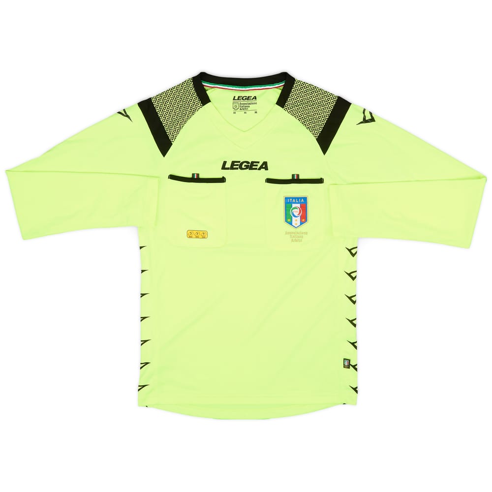 2014-15 Italy Legea Referee L/S Shirt - 9/10 - (M)
