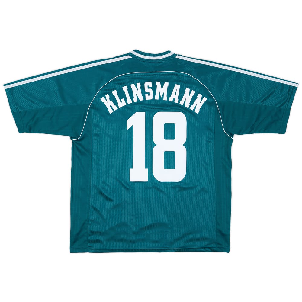 1998-00 Germany Away Shirt Klinsmann #18 - 8/10 - (L)