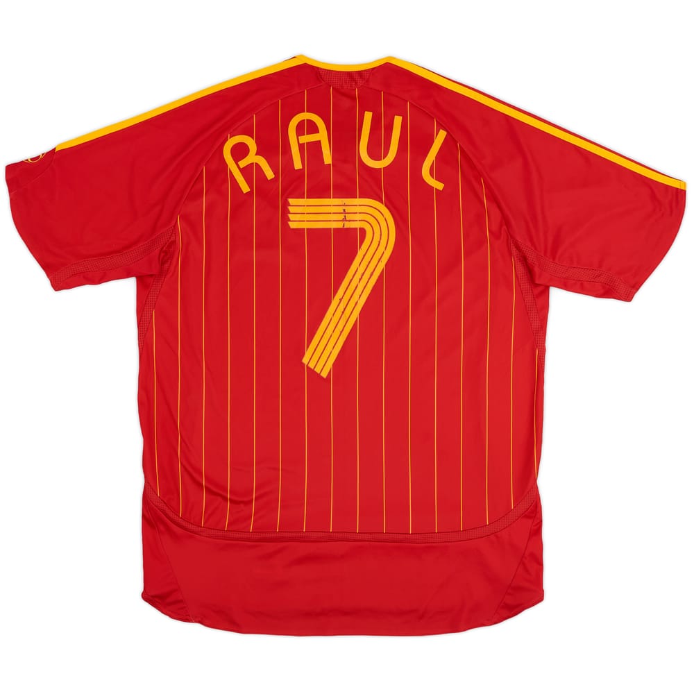 2006-08 Spain Home Shirt Raul #7 - 5/10 - (L)