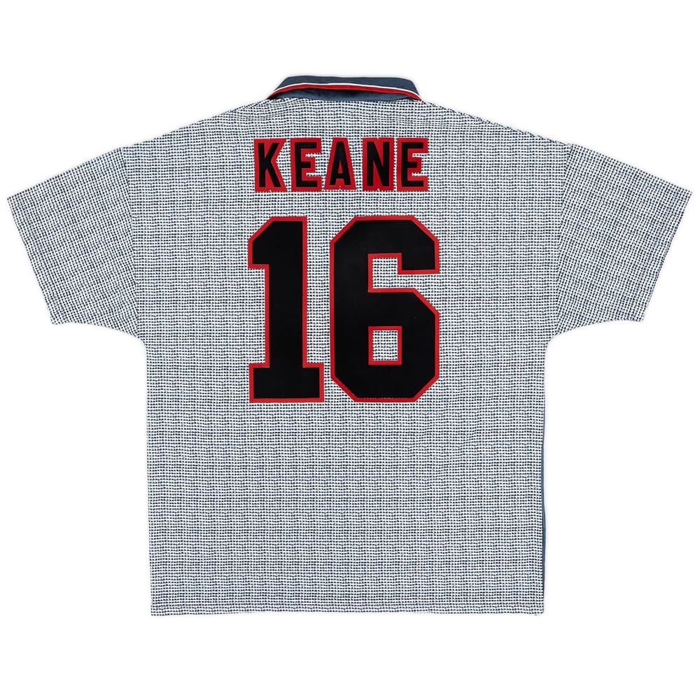 1995-96 Manchester United Away Shirt Keane #16 - 7/10 - (L)