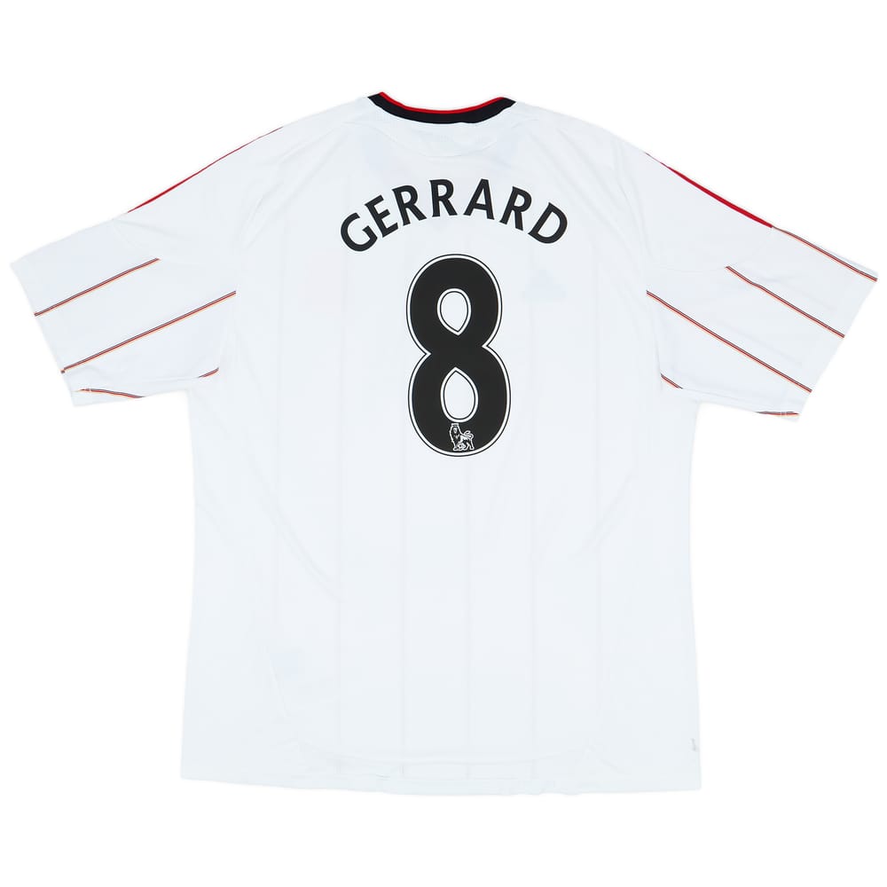 2010-11 Liverpool Away Shirt Gerrard #8 - 8/10 - (XL)