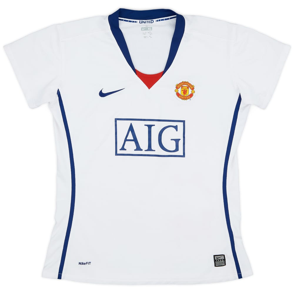 2008-10 Manchester United Away Shirt - 8/10 - (Women's XL)