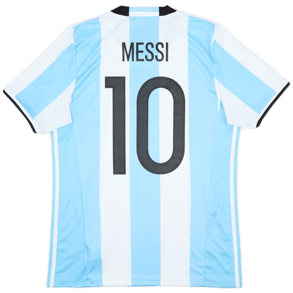 2016-17 Argentina Home Shirt Messi #10 - 8/10 - (M)