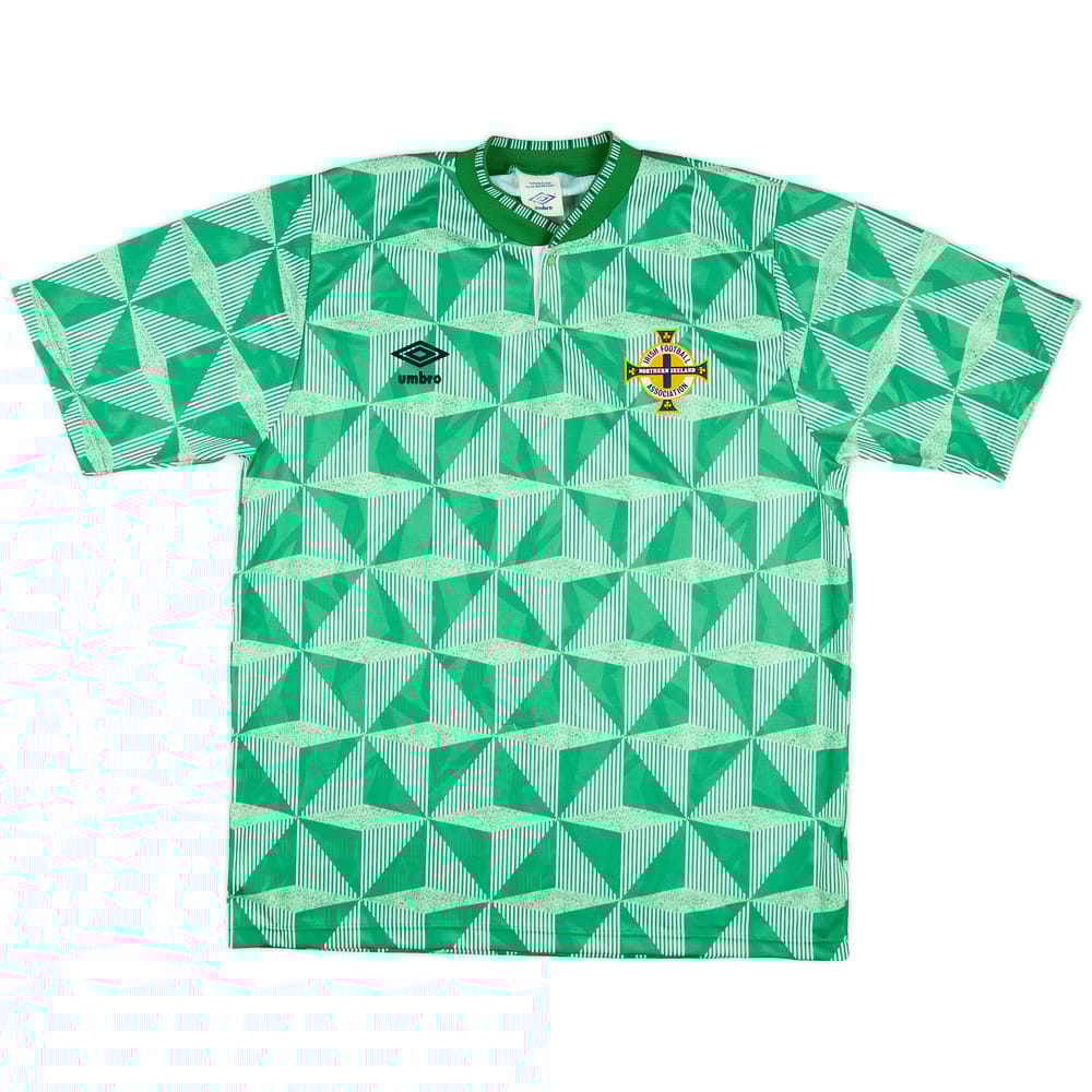 1990-92 Northern Ireland Home Shirt - 8/10 - (L)