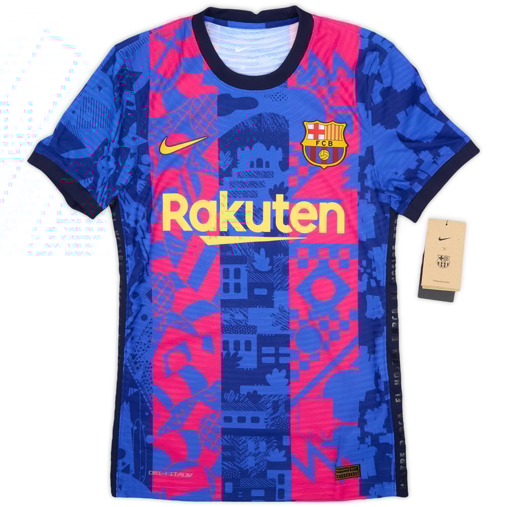 2021-22 Barcelona Authentic Third Shirt (XS)