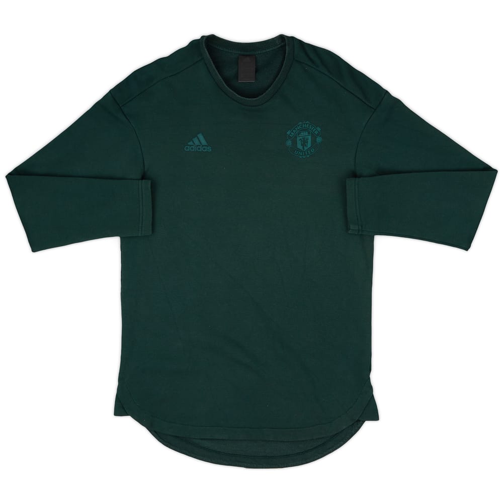 2017-18 Manchester United adidas Sweat Top - 9/10 - (M)