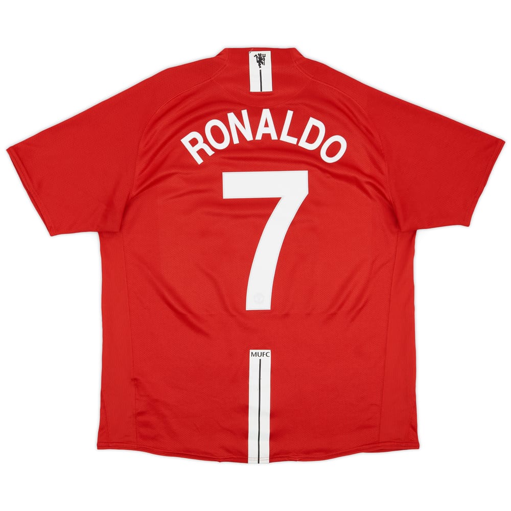2007-09 Manchester United Home Shirt Ronaldo #7 - 7/10 - (XL)