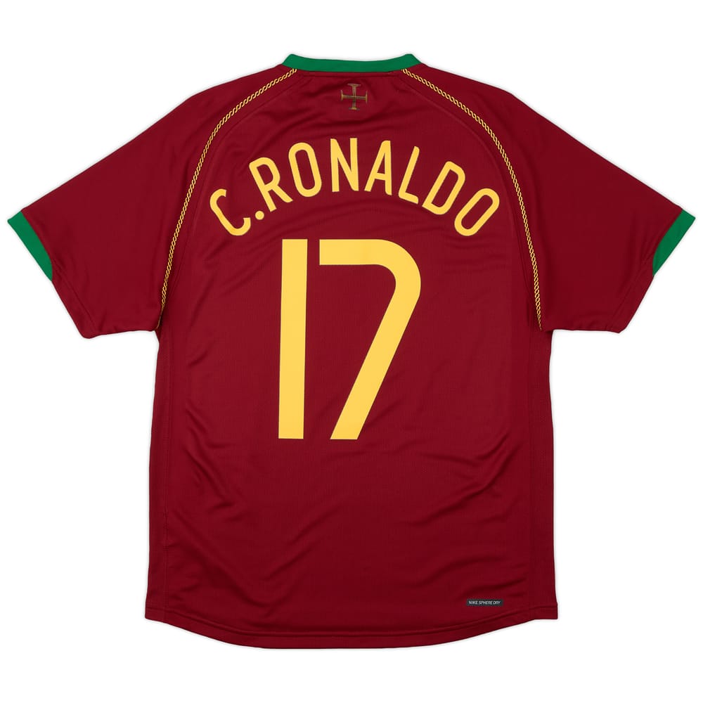2006-08 Portugal Home Shirt C.Ronaldo #17 - 9/10 - (S)