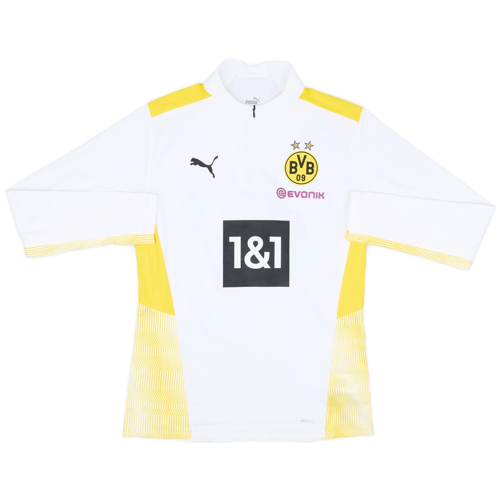 2021-22 Borussia Dortmund Puma 1/4 Zip Training Top - 9/10 - (M)