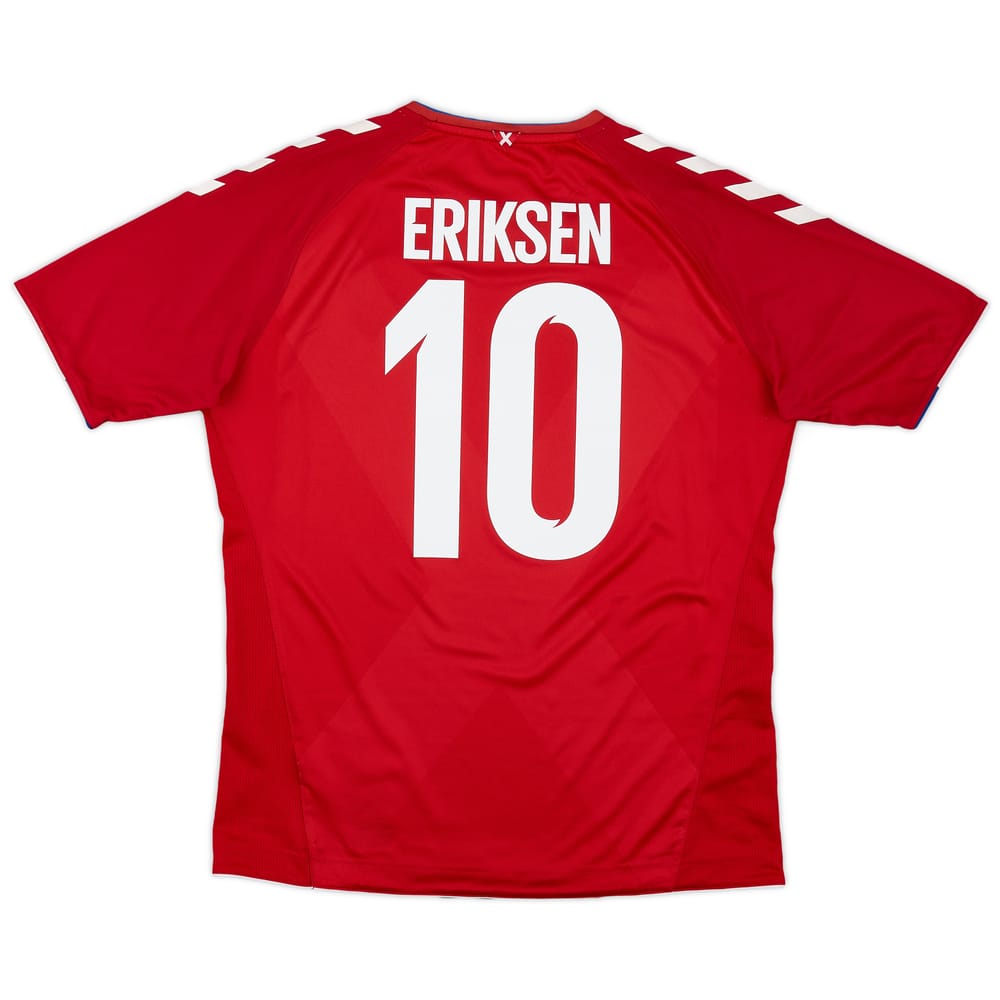 2018-19 Denmark Home Shirt Eriksen #10 - 6/10 - (L)