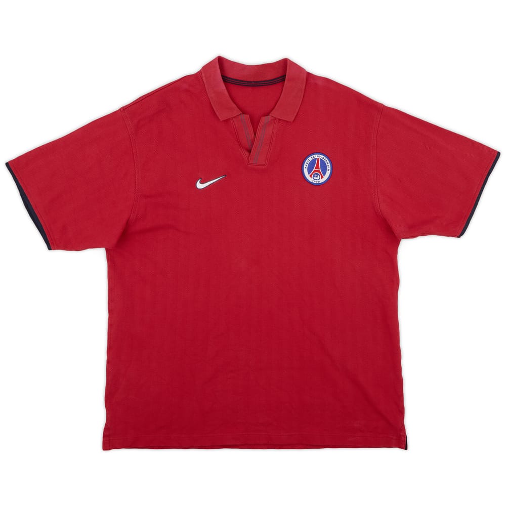 1996-98 Paris Saint-Germain Nike Polo Shirt - 8/10 - (L)