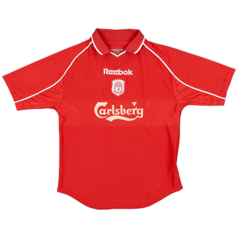 2000-02 Liverpool Home Shirt - 9/10 - (M.Boys)