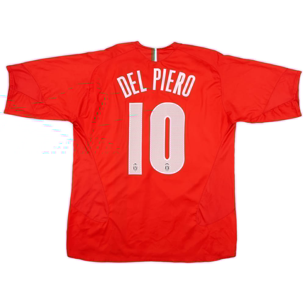 2005-06 Juventus Away Shirt Del Piero #10 - 7/10 - (XL)
