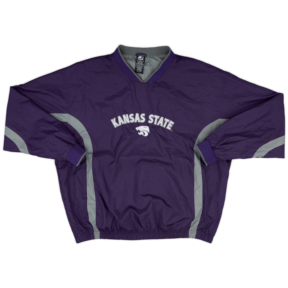 1990s Kansas State Wildcats Starter Pullover Windbreaker Jacket - 9/10 - (XL)